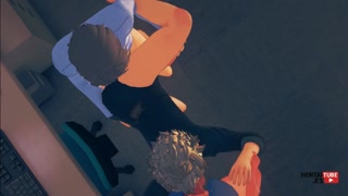 Persona 5 Yaoi - Ryuji Sakamoto in middle of a threesome