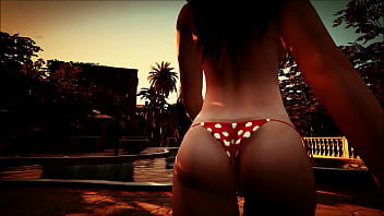 Agent 4 gives ass in the pool area