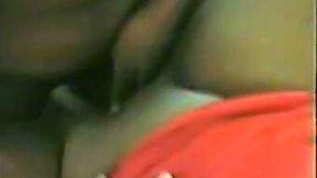 Chunky and busty Indian aunty fucking in missionary position