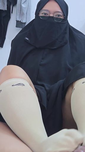 Stunning moment from &quot;My Hijab Sister in Law Misunderstood About A Foot Massage - Minokiiko&quot;
