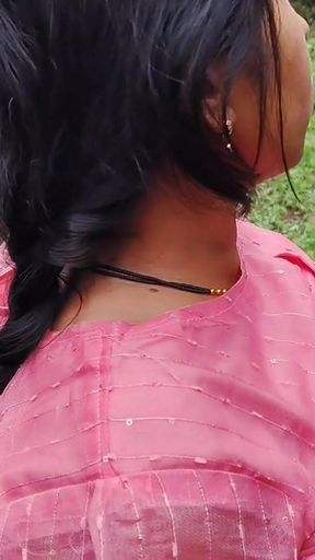 Must-see moment from &quot;Indian desi movie - Bhabhi from the village had come to the forest to use the bathroom. I had come to&quot;