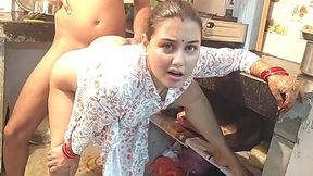 Curvy Desi Gal Indulges In Hot Kitchen Sex With Her BF