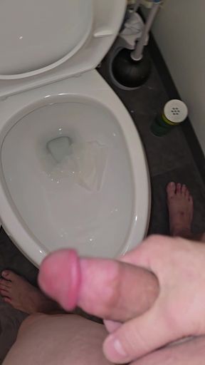 Solitary pleasure leads to a messy cumshot