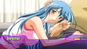 Sagara Seduces Sanae in Sultry Anime Tryst Under Moonlight Shadows