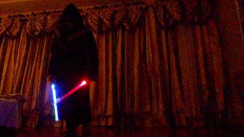 You Won&#039_t Believe Who&#039_s Underneath The Robe Dual Lightsabers