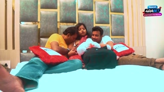 Super hot stepmom gave sexual pleasure to her both stepson