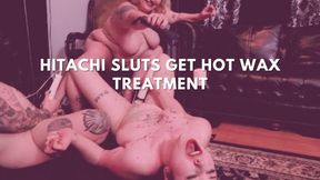 Hot Wax Treatment for Hitachi Sluts featuring Wax Play, Orgasm Control, Shoe Worship, BBW, Lesbian Domination, Dungeon with Courtney Trouble, Lita Lecherous, Ruby Riots - MP4 HD