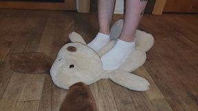 Chrissy white socks trampling toy