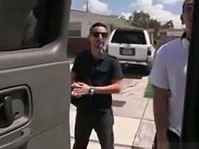 Chesty naked hoe giving hot BJ in the bus