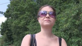 Sexy Brunette Fucks Two Dicks To Get Out Of Paying Fine