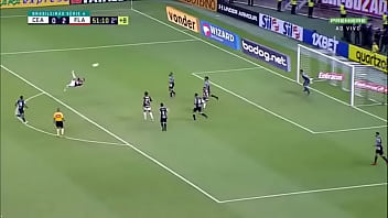 Cear&aacute_ 0x3 Flamengo - Brasileiro 2019 - Gol de bike do Arrascaeta ( 18)
