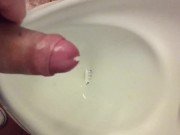 Public cum! Slow motion