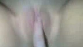 Fingering and teasing my chubby blonde girlfriend in bed