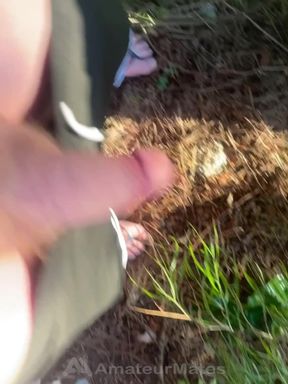 A Redhead Boy Went for a Pee in the Woods and His Friend Followed Him