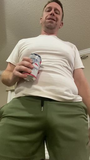 My Homegirl T Is Married but Loves to Watch Me Jerk My Big Fucking Cock for Her