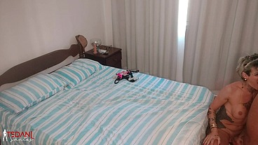 Bastidores da Sabrina Prezotte e seu amigo rasta no tsdanisantos.