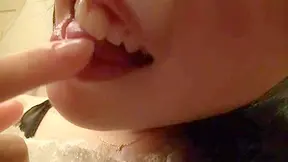 Masturbating Busty Teen in Secret while Parents Oblivious