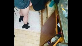 my neighbor obviously doesn t watch porn. she asked me to come fix her sink, i been here for an hour and i m still fixing the _darnn sink.