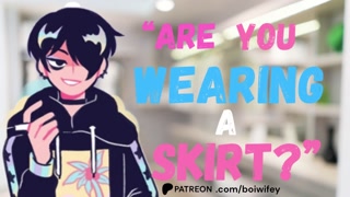 catching your boyfriend crossdressing and fucking him