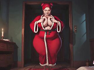 Mrs. Claus Gives U a Christmas Present (AI)