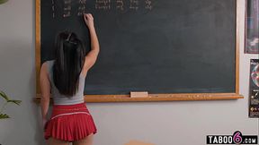 Korean teen caught and fucked by her teacher