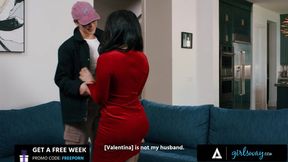 GIRLSWAY - Lonely Housewife Valentina Nappi Has Secret Lesbian Affair With Petite Katrina Colt