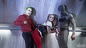 Parody Dc Xxx - Anal Threesome In Gothams Tunnel