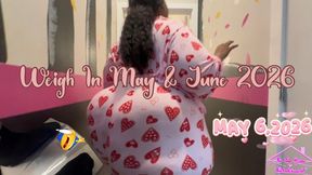 Let’s See What The Scale Is Giving (Weigh In May & June 2026)