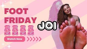 Ebony Feet JOI: Nude & Pink Soles Tease (Living Room Jerk Command)