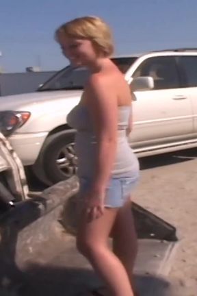 Great Tit Freak Masturbates at a Construction Site