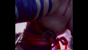 Tight Moist Bald Ass Pussy Psylocke Gets Ass Fucked From Behind