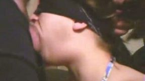 Hardcore deepthroat fuck of my insatiable blindfolded girl