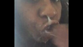 ThickZlove takes a huge Cumshot facial