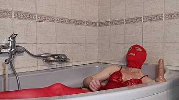 Depraved Santa Relaxes After Tiring Christmas Gift Giving