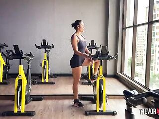 After the gym, that babe couldn't resist and nursed me until milk came out