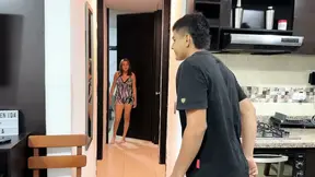 Hottie stepsister bangs me for her filthy Indian motha's pleasure in Tamil