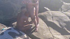 Ayllagattina Kicks Off New Year Banging Two Dudes on the Beach in Broad Daylight