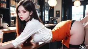 my boyfriend is such a pervert that he wanted to fuck in a coffee shop in broad daylight [ai]