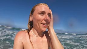 Facial at the Nude Beach