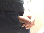 Imagine that you're a fly spying on me taking a piss