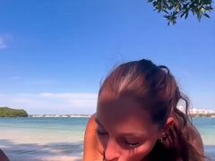 Ashley Aoky Sex Tape In Public Beach