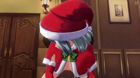 3D HENTAI - Cummed on my girlfriend in a bar for the holidays