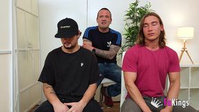 three dudes compete for alice fernandez s big tits! which one will get to fuck her??