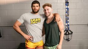 Shamu Azizam and Jackson Cooks are into gym fucking