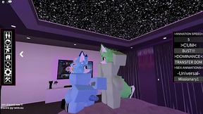 Roblox furro masturba a su amigo hasta venirse