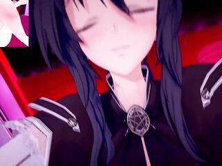 DxD Futanari Rias Shemale hentai Akeno female taker pov