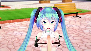 Cyber Miku takes it in every hole - 3D Hentai Parody