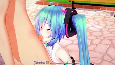 Cyber Miku takes it in every hole - 3D Hentai Parody