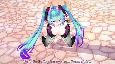 Cyber Miku takes it in every hole - 3D Hentai Parody