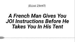 Your French Boyfriend Whispers JOI Instructions in the Tent... and Ends Up Fucking you Deep in the Dark